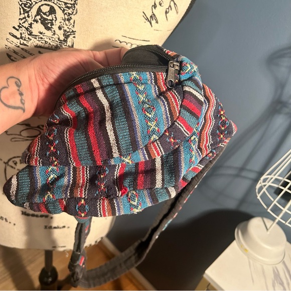 GANESH HIMAL MULTI COLORED STRIPED Fanny bag - Picture 9 of 11